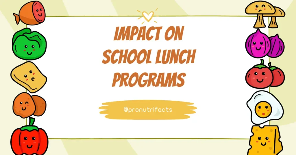 Impact on School Lunch Programs